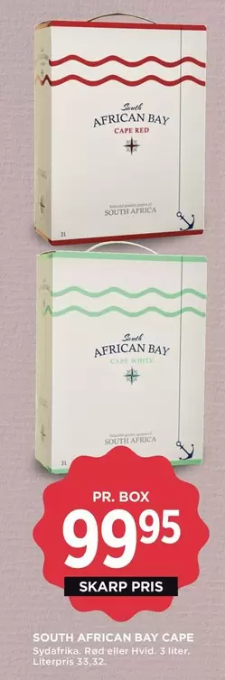 Red - SOUTH AFRICAN BAY CAPE