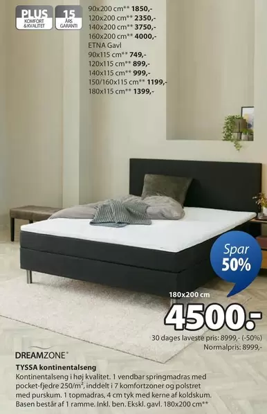 TYSSA kontinentalseng