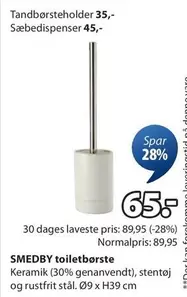 Keramik - toiletbørste