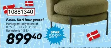 F.eks. Karl loungestol 10881340