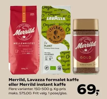 Bio - Formalet Kaffe Eller Instant Kaffe