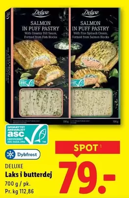 Puff - Laks i butterdej