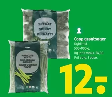 Coop grøntsager