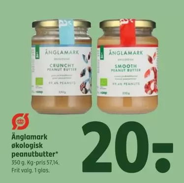 økologisk peanutbutter*
