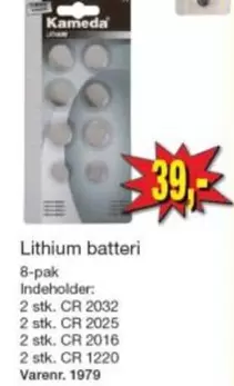 Lithium -  batteri