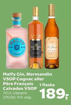 Gin, VSOP Cognac eller Calvados VSOP
