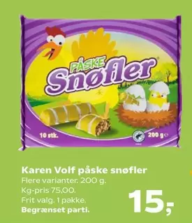 Karen - påske snøfler