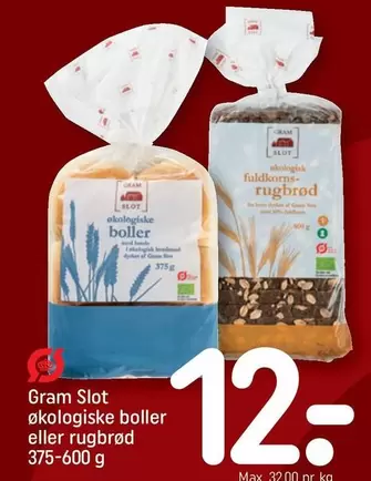 økologiske boller eller rugbrød