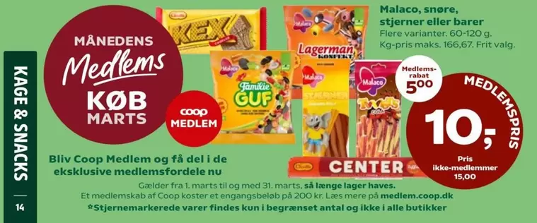 Halace, snare, stjerner eller harer