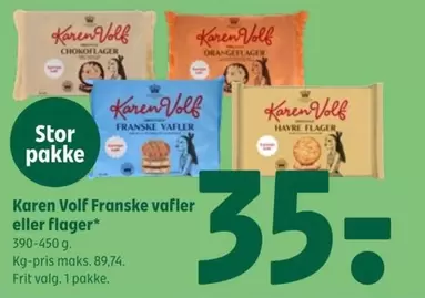 Karen - Franske vafler eller flager*