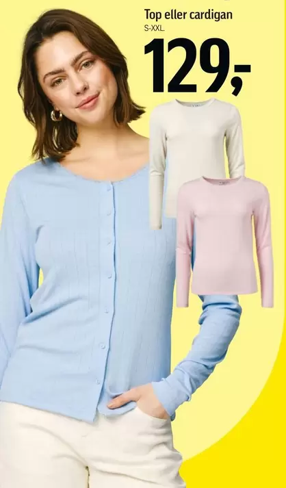 Top eller cardigan