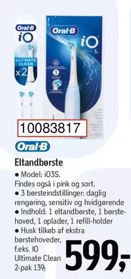 Oral B - Eltandbørste