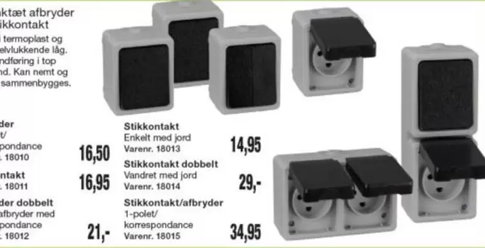 Stikkontakt/afbryder