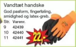 Vandtæt handske