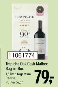 Oak Cask Malbec Bag-in-Box