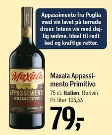 Appassimento Primitivo