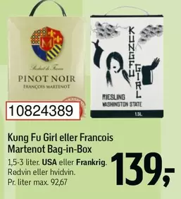 Girl - Kung Fu  eller Francois Martenot Bag-in-Box