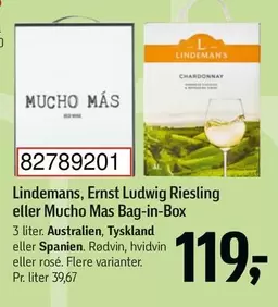 Ernst Ludwig Riesling eller Mucho Mas Bag-in-Box