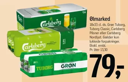 Carlsberg - Gren Tuborg, Tuborg Classic, Pilsner eller Nordlyst