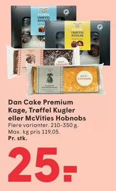 Kage, Trøffel Kugler eller McVities Hobnobs