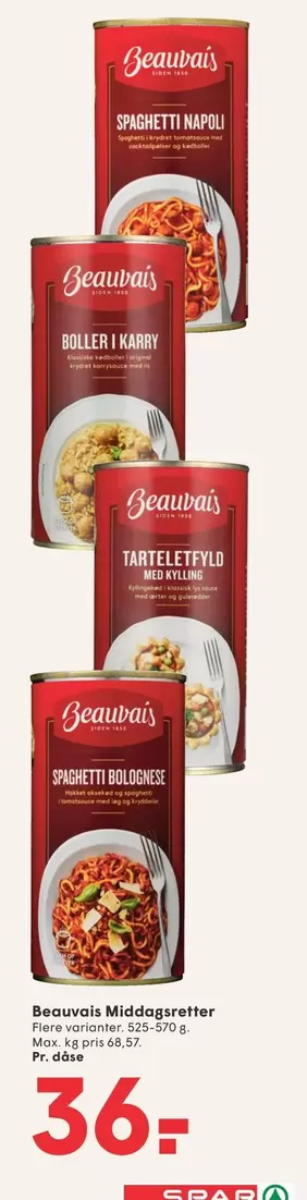 Pastasås Middagsretter