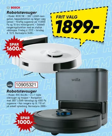 Bosch - Robotstøvsuger