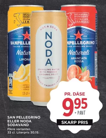 Natur - PELLEGRINO ELLER NODA SODAVAND