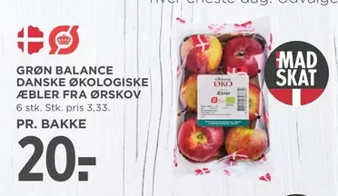 DANSKE ØKOLOGISKE ÆBLER FRA ØRSKOV