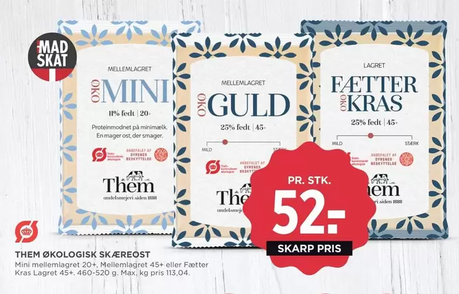 ØKOLOGISK SKÆREOST