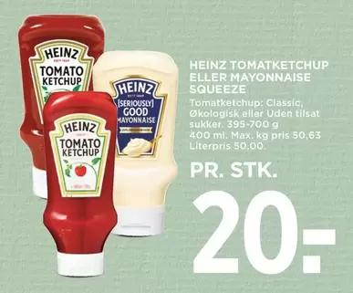 TOMATKETCHUP ELLER MAYONNAISE SQUEEZE