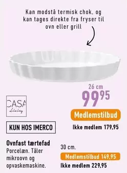 Ovnfast tærtefad