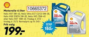 Shell - Motorolie 4 liter