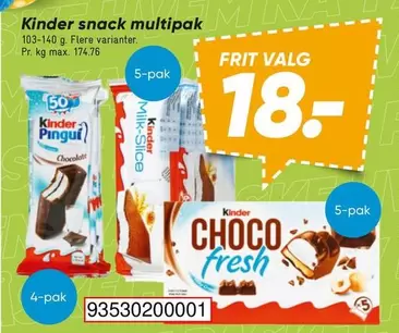 Kinder - Snack Multipak
