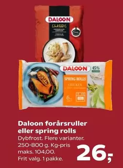forårsruller eller spring rolls