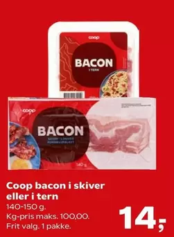 Bacon I Skiver Eller I Tern