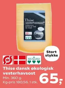 dansk økologisk vesterhavsost