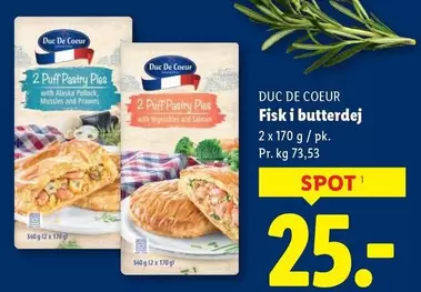 Puff - Fisk i butterdej