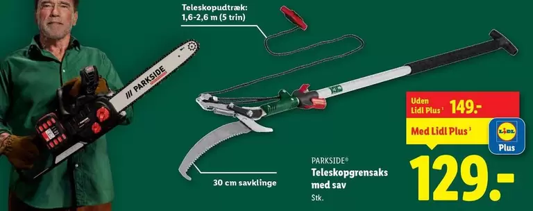 Telekopgrenssaks med sav
