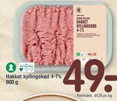 Hakket kyllingekød