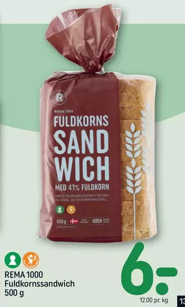 Fuldkornssandwich