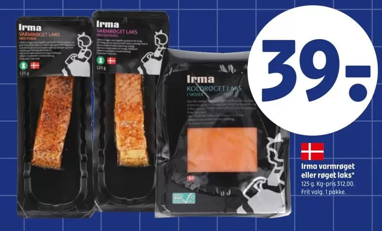 Irma varer røget laks