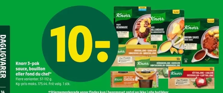 sauce, bouillon eller fond du chef