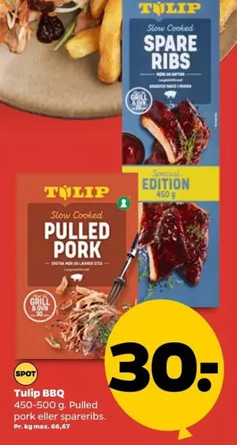 Pulled pork eller spareribs