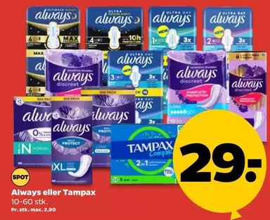 Always eller Tampax
