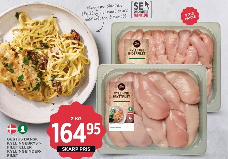 KYLLINGEBRYST FILET ELLER KYLLINGENDER-FILET