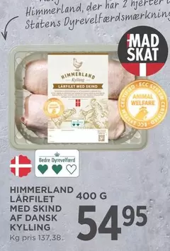 LÄRFILET MED SKIND AF DANSK KYLLING