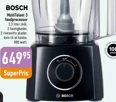 Bosch - MultiTalent 3 foodprocessor