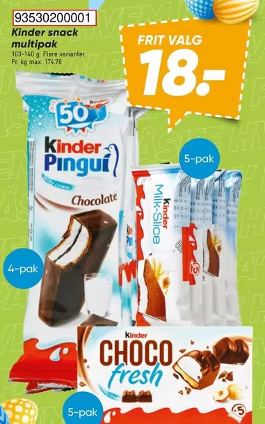 Kinder - Snack Multipak