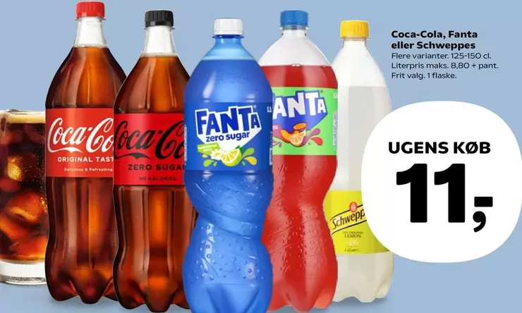 Coca Cola - Coca-Cola, Fanta eller Schweppes