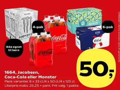 Coca Cola - 1664, Jacobsen, Coca-Cola eller Monster